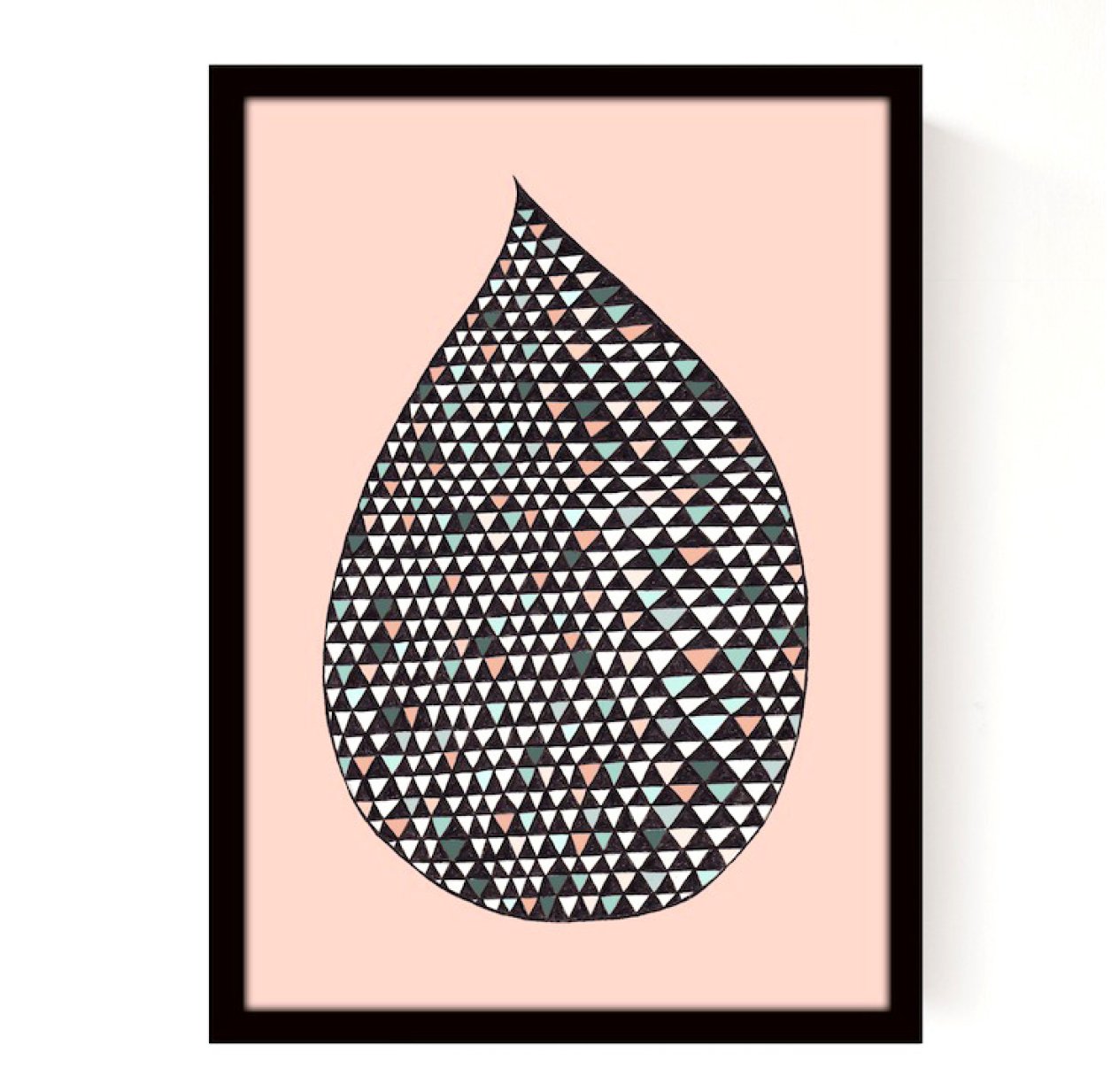 Affiche Pink Drop